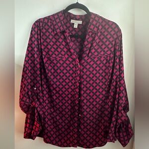 XXL PLUS SIZE DANA BUCHMAN BLOUSE